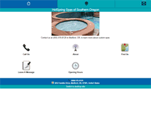Tablet Screenshot of medfordhottubs.com